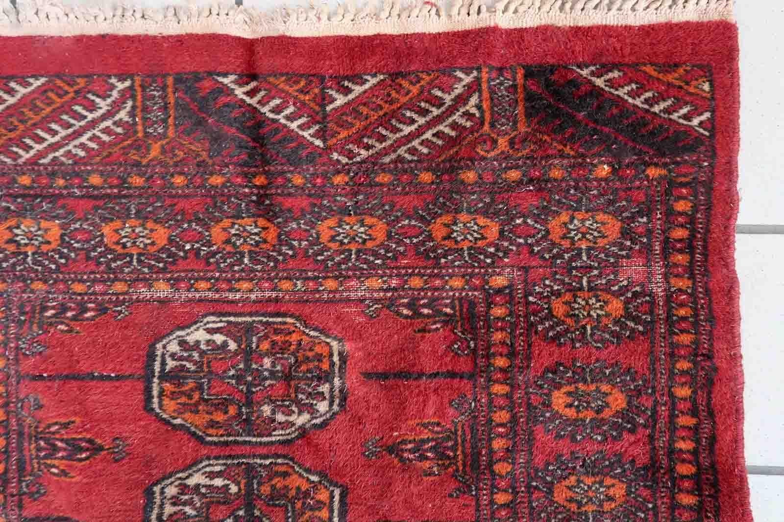 Handgefertigter pakistanischer Lahore-Teppich, 1970er Jahre, 1C965 im Angebot 4