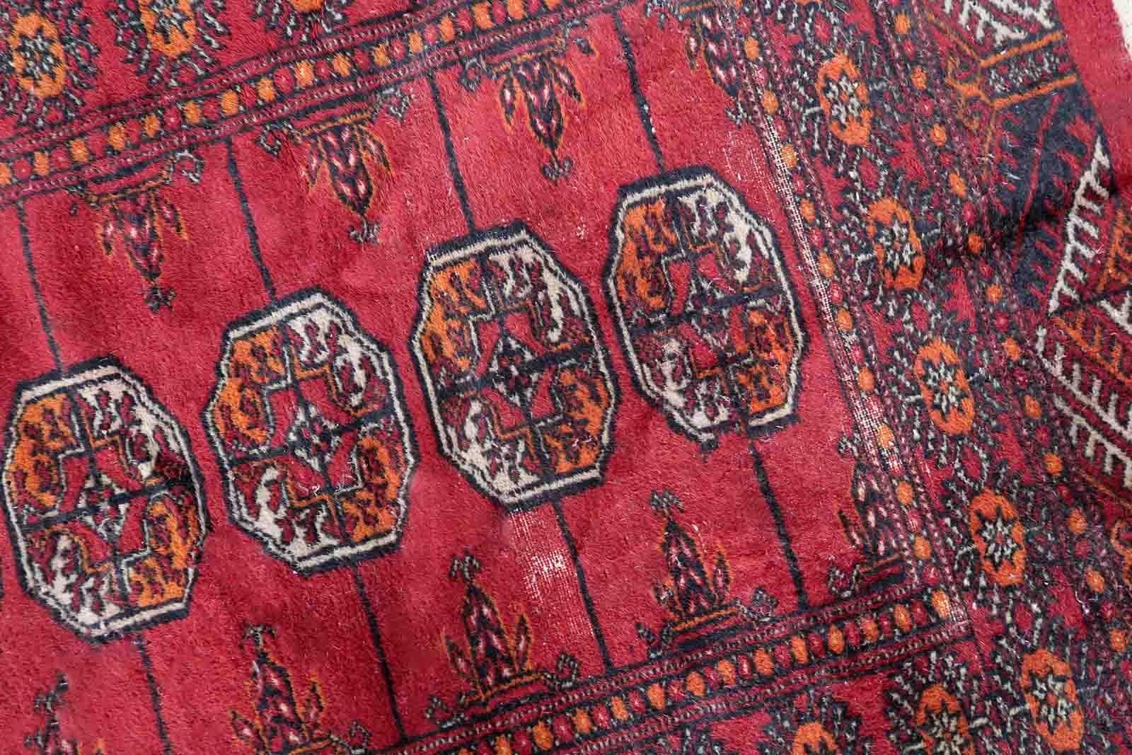 Handgefertigter pakistanischer Lahore-Teppich, 1970er Jahre, 1C965 im Angebot 2