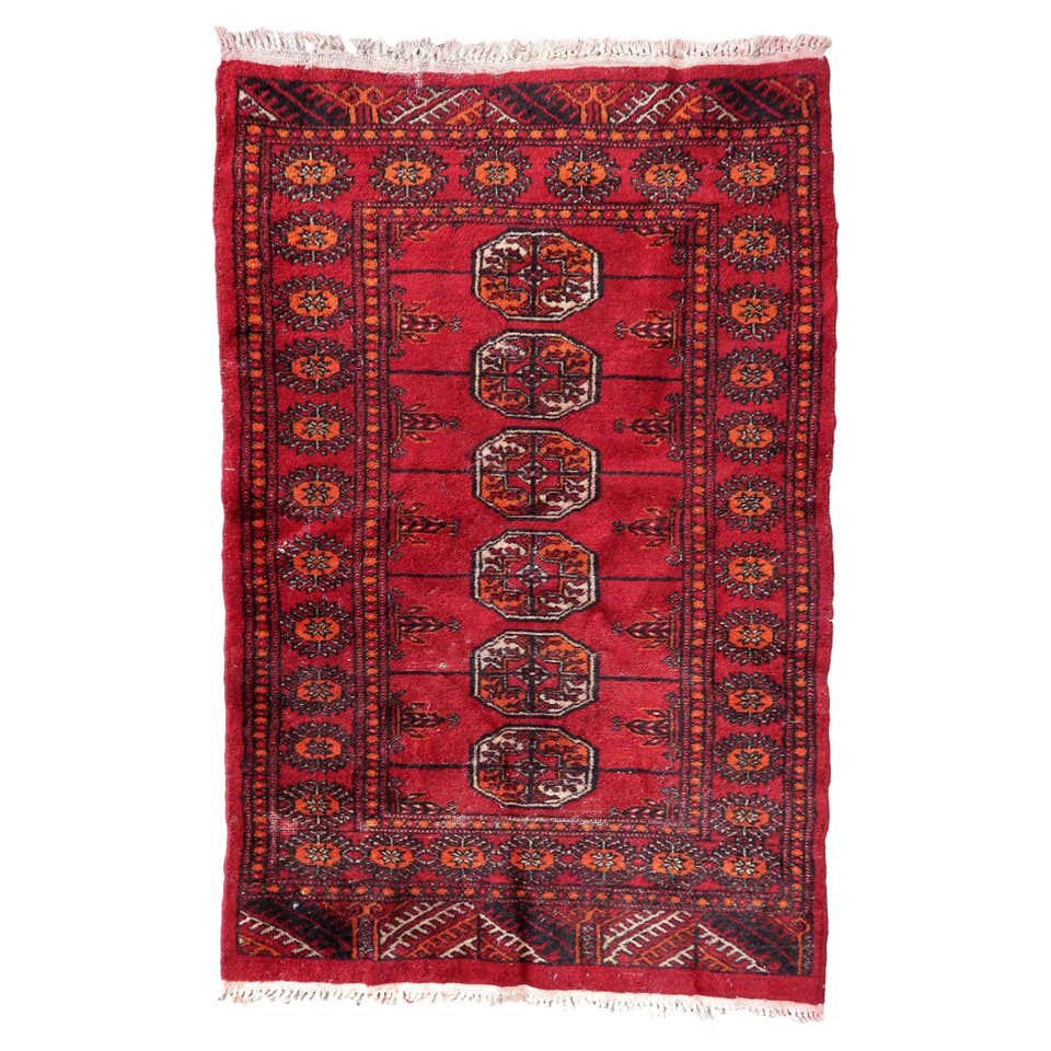 Handmade Vintage Pakistani Lahore Rug, 1950s, 1C391 For Sale at 1stDibs ...