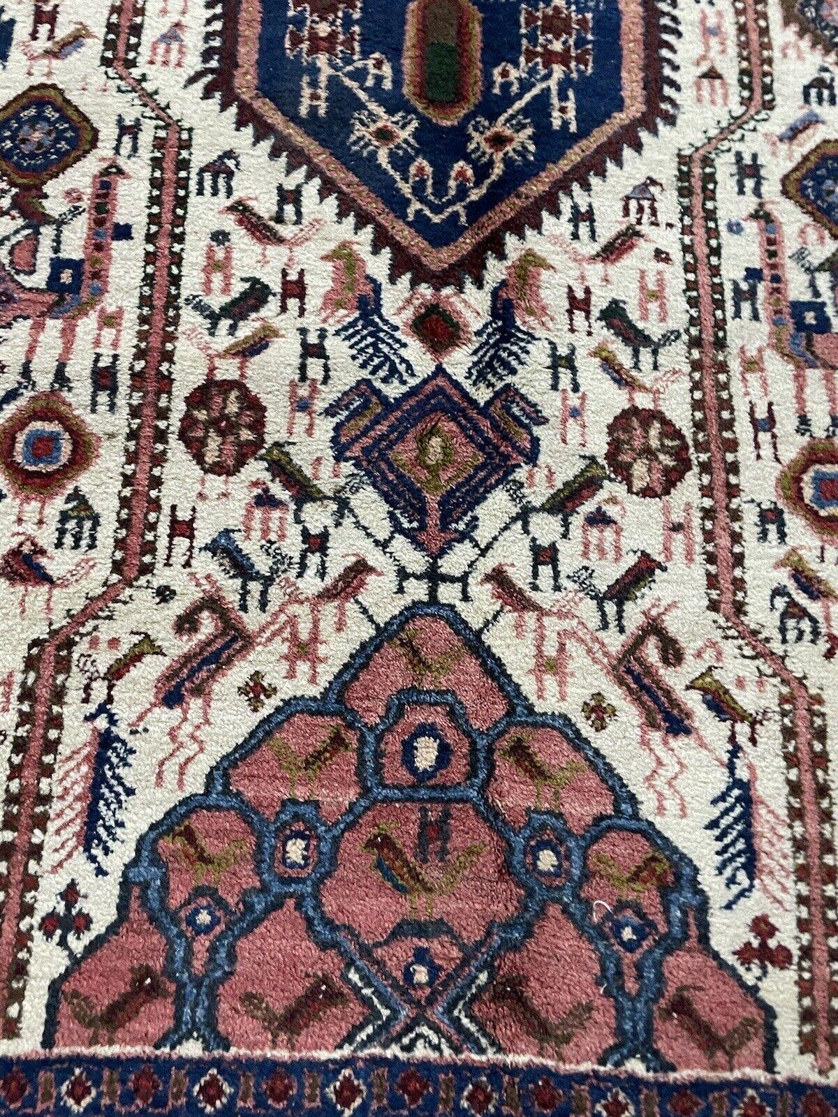 Handgefertigter persischer Afshar-Teppich 5' x 6,7', 1970er Jahre - 1N61 im Angebot 6
