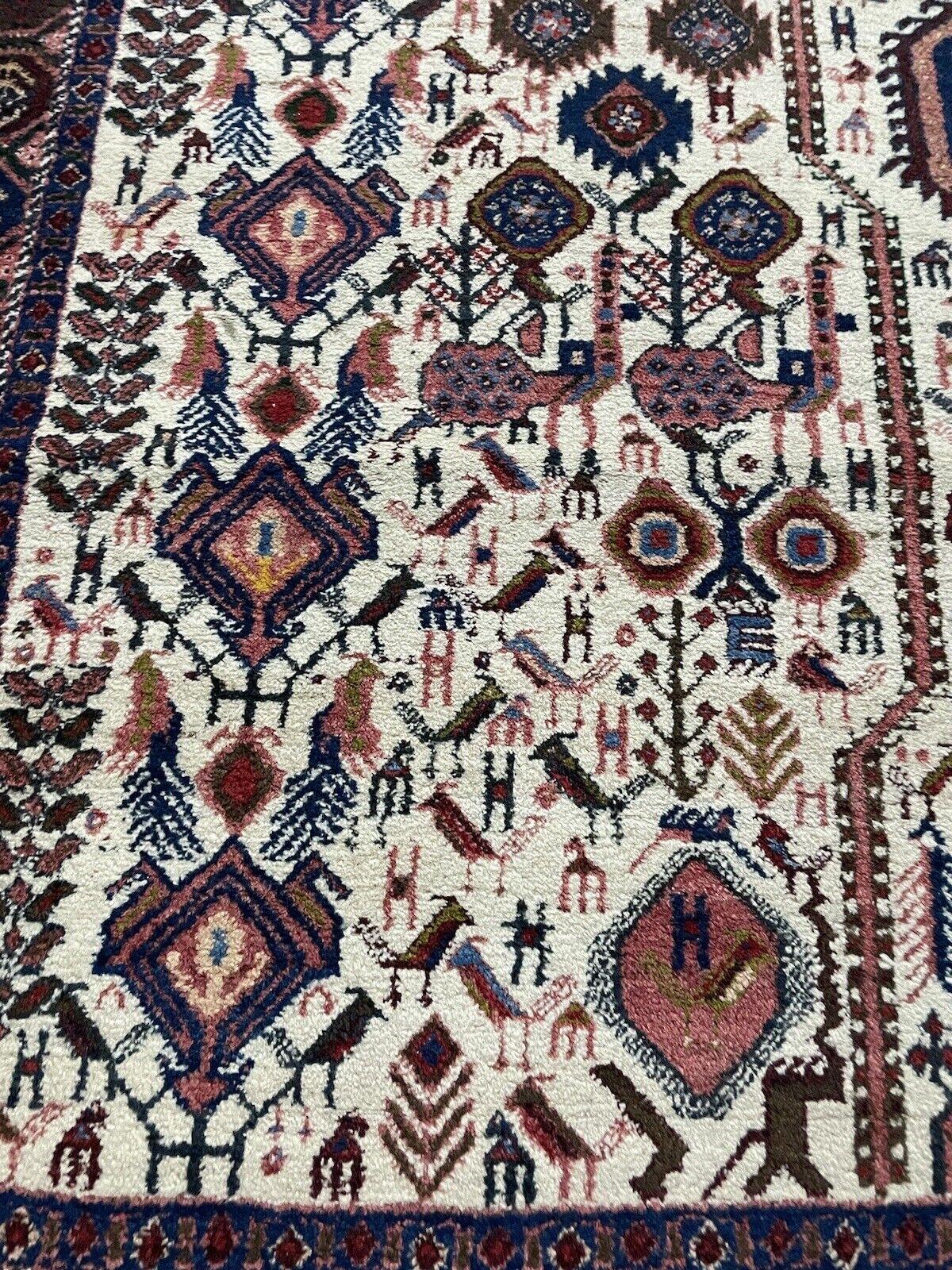 Handgefertigter persischer Afshar-Teppich 5' x 6,7', 1970er Jahre - 1N61 (Handgewebt) im Angebot