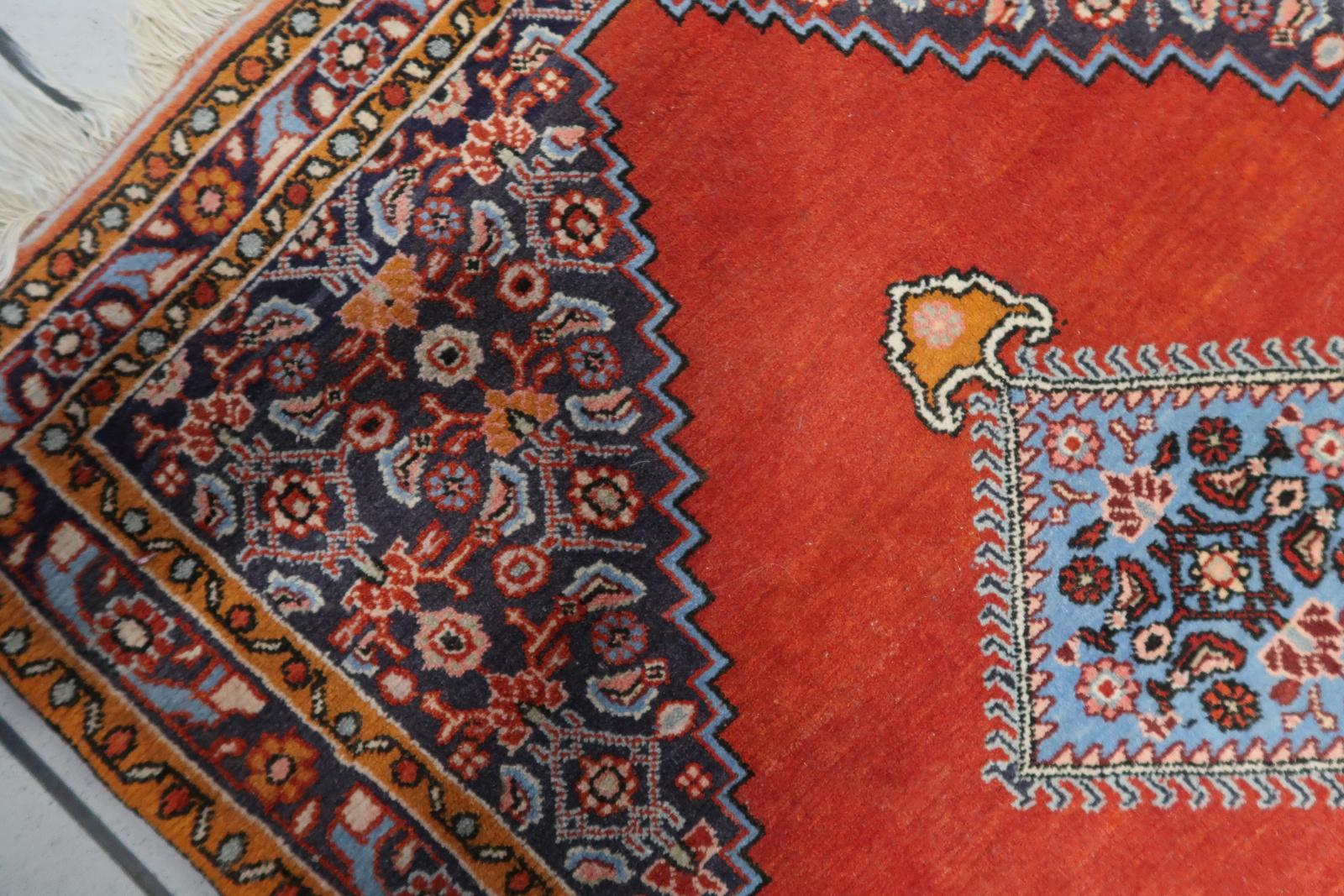 Lana Tappeto persiano vintage Bidjar fatto a mano 2,2' x 2,8', anni '50 - 1C1077 in vendita