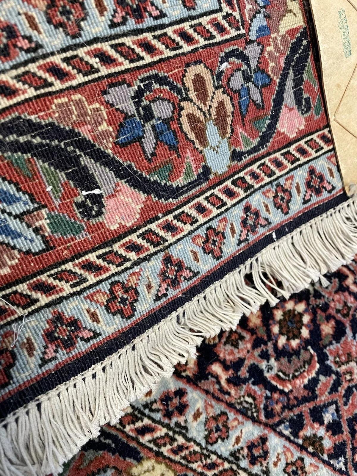 Tessuto a mano Tappeto persiano vintage Bidjar fatto a mano 2,6' x 6,3', anni '70 - 1N67 in vendita