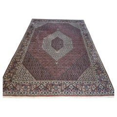 Alfombra Persa Bidjar Vintage hecha a mano 8.3' x 11.4' Años 70 - 1D196