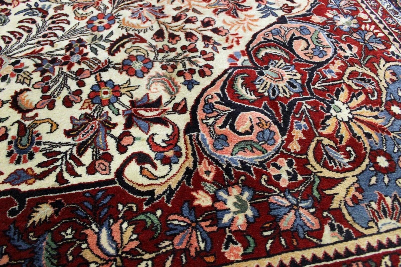 Alfombra persa bidjar vintage hecha a mano 8,8' x 12,6, años 60 - 1K07 Francés en venta