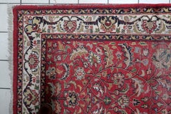 Handmade Vintage Persian Distressed Hamadan Rug 4.2' x 6.2', 1950s - 1C1186