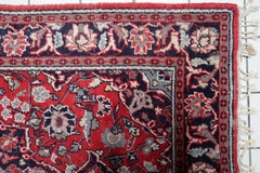 Handmade Vintage Persian Hamadan Rug 4.3' x 6.4', 1950s - 1C1188
