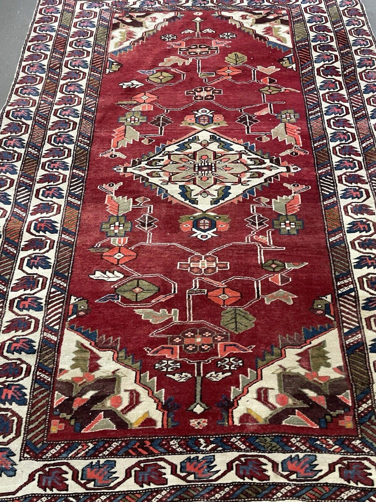 Tappeto persiano vintage Hamadan fatto a mano 5' x 7.2', anni '70 - 1N71 in vendita 1