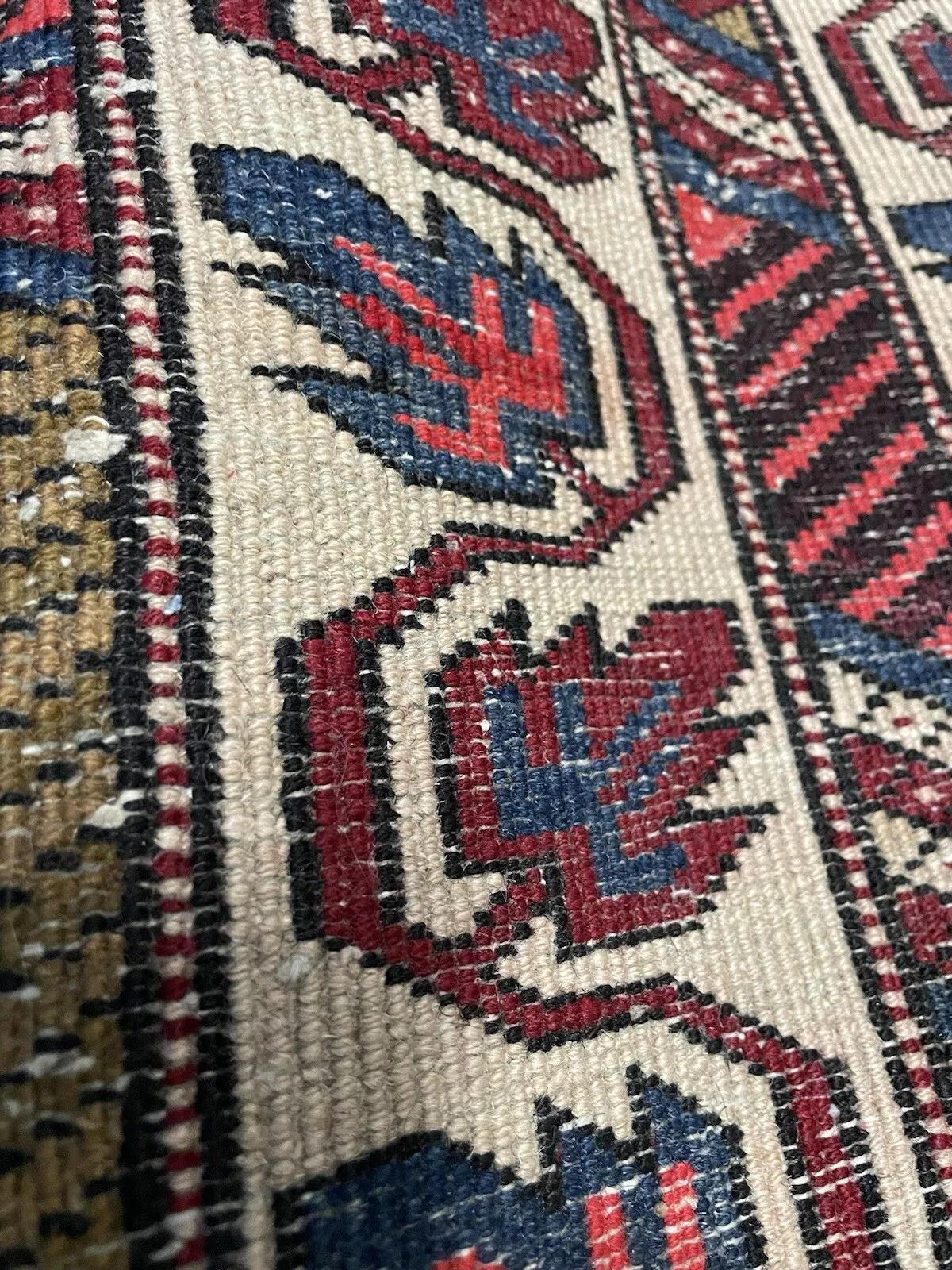 Tappeto persiano vintage Hamadan fatto a mano 5' x 7.2', anni '70 - 1N71 in vendita 2