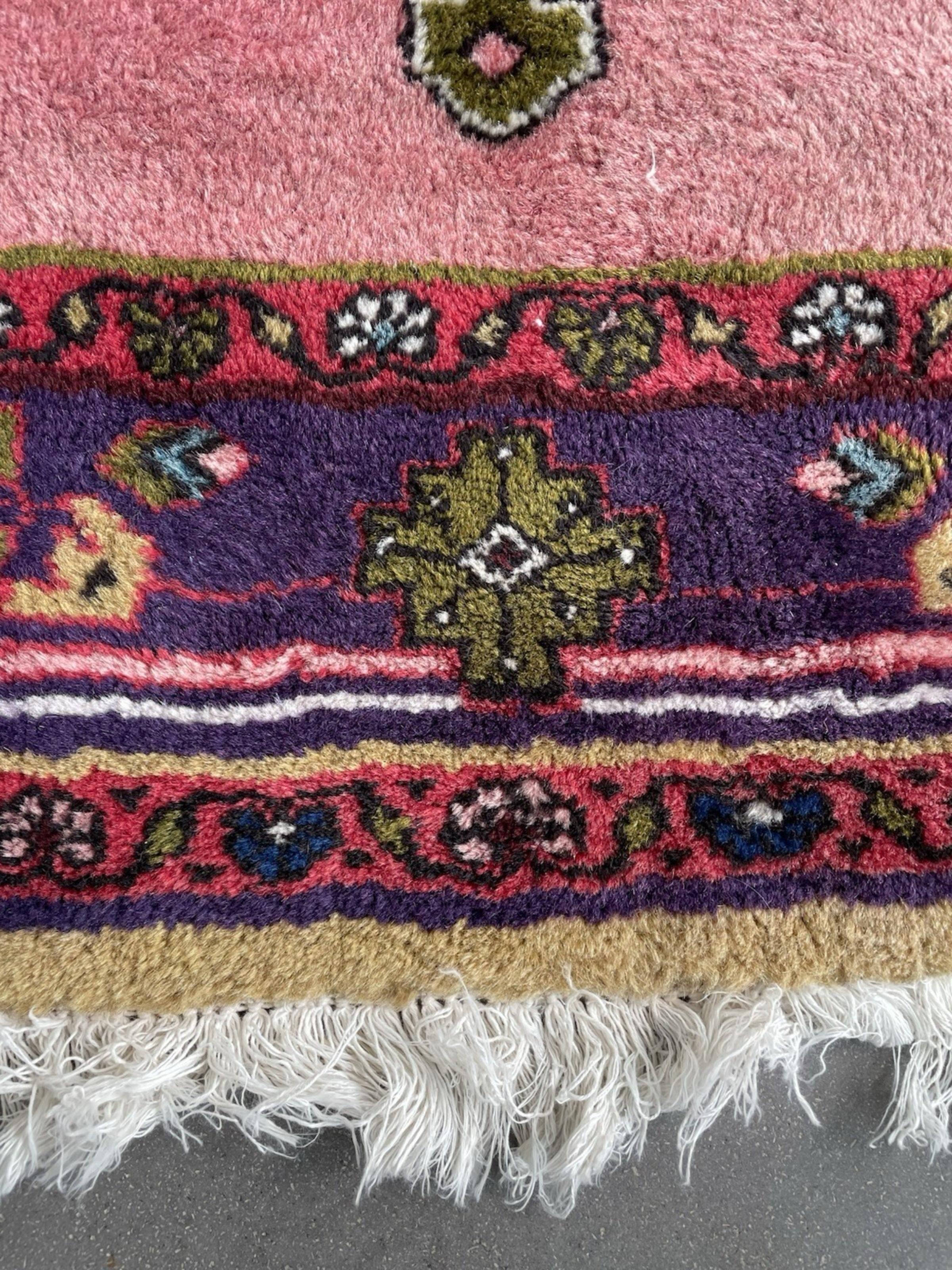 Alfombra persa hamadán vintage hecha a mano de 1,5 x 2,5 m, años 50 - 1N110 en venta 4