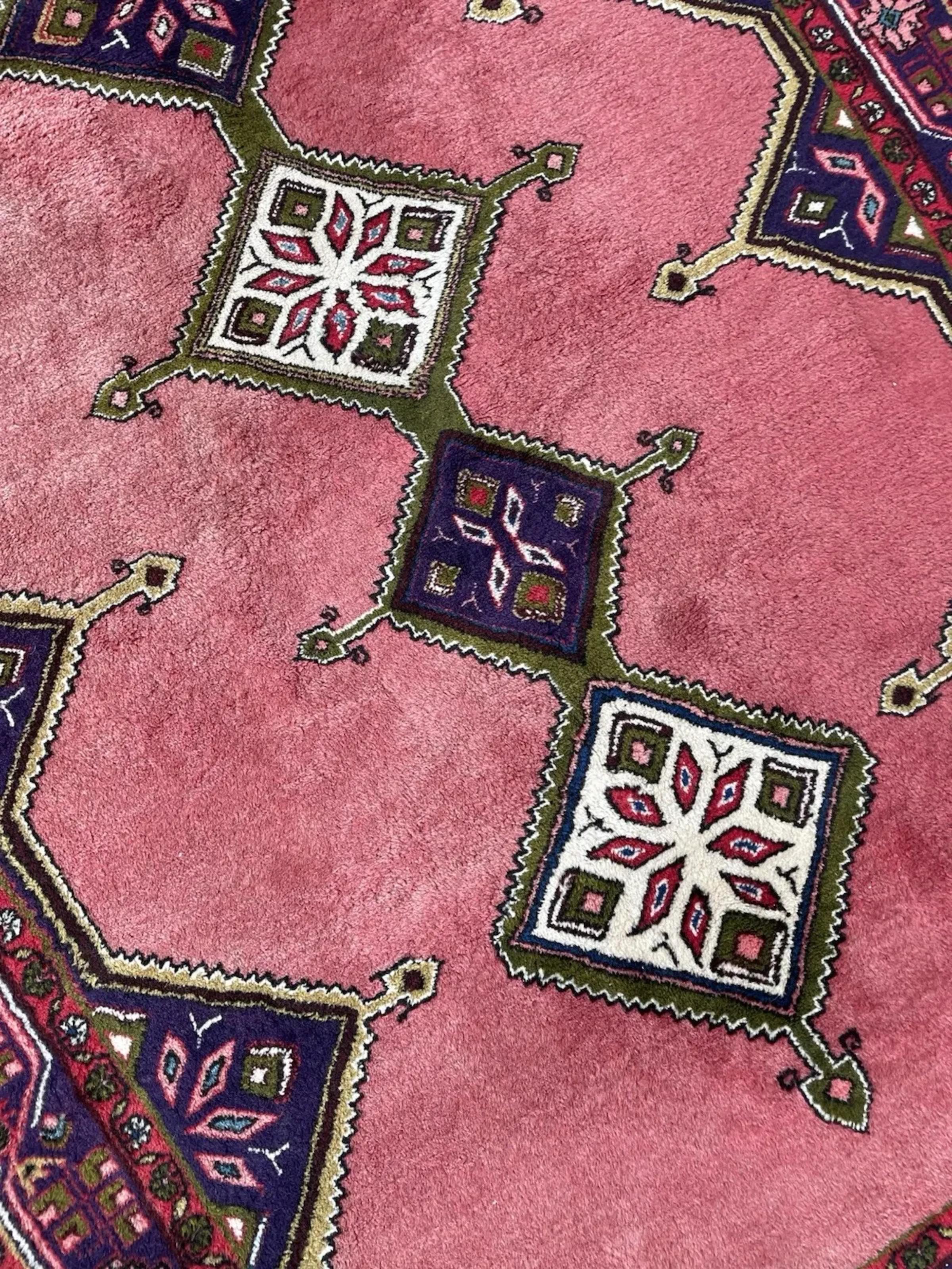 Alfombra persa hamadán vintage hecha a mano de 1,5 x 2,5 m, años 50 - 1N110 en venta 1