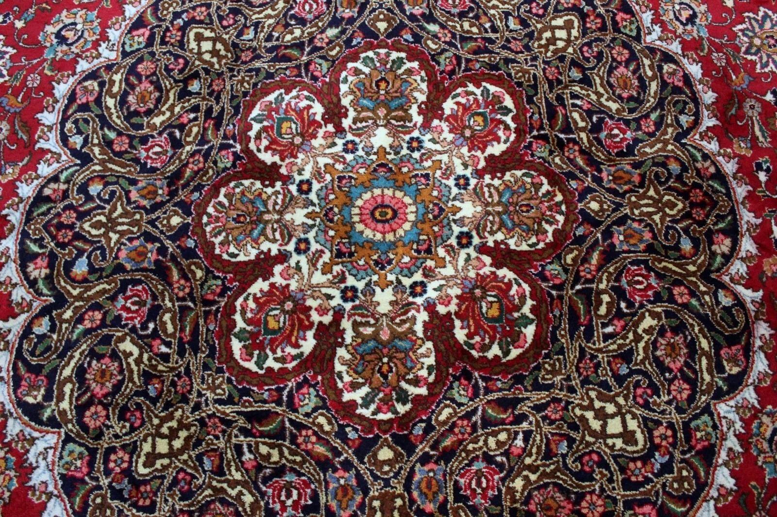Alfombra persa kazvin vintage hecha a mano 12,4' x 20,8, años 70 - 1K05 en Bueno estado para la venta en Bordeaux, FR