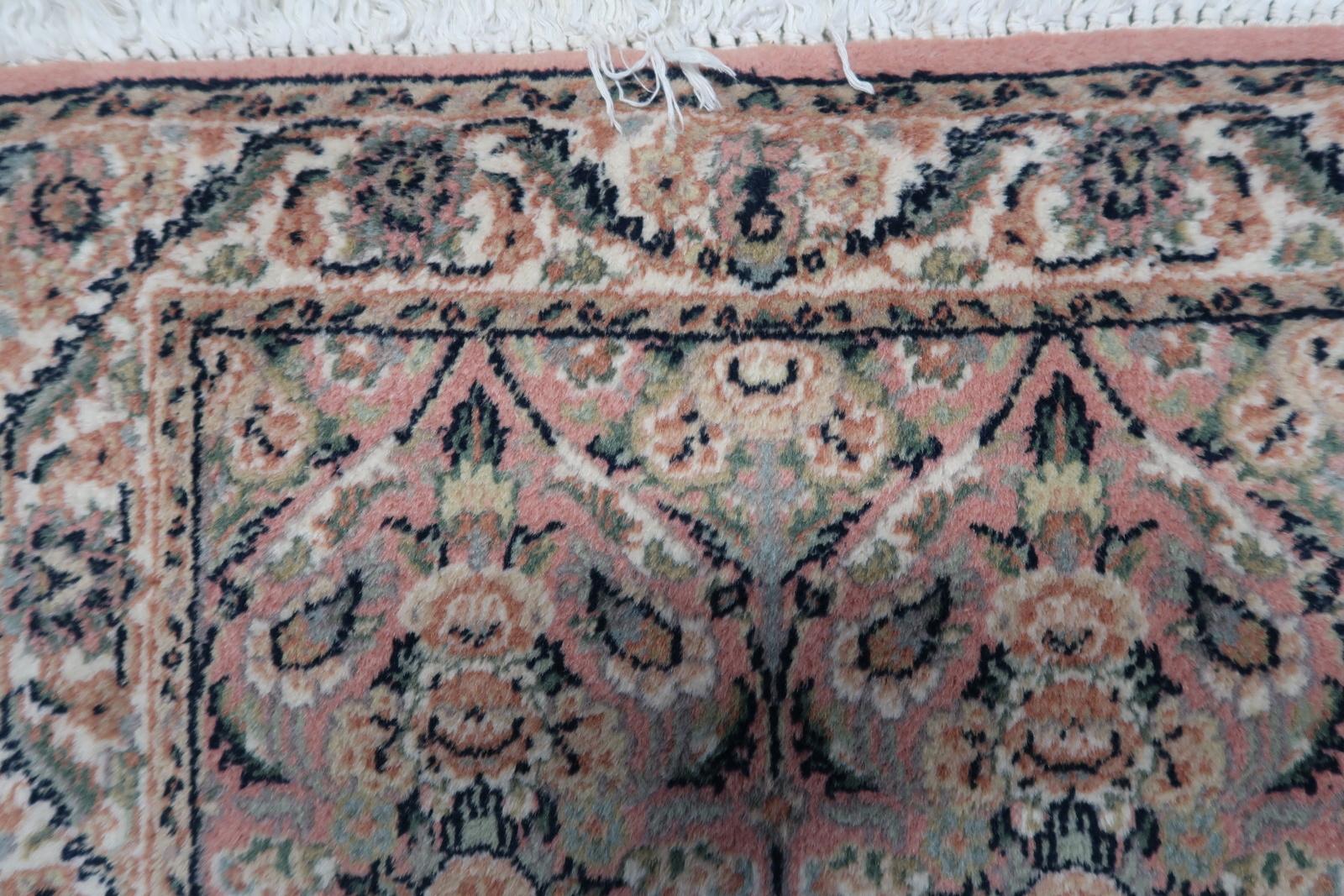 Handgefertigter persischer Kerman-Teppich im Vintage-Stil, 2' x 3.1' (61cm x 97cm) 1950er Jahre -1C1067 im Zustand „Gut“ im Angebot in Bordeaux, FR