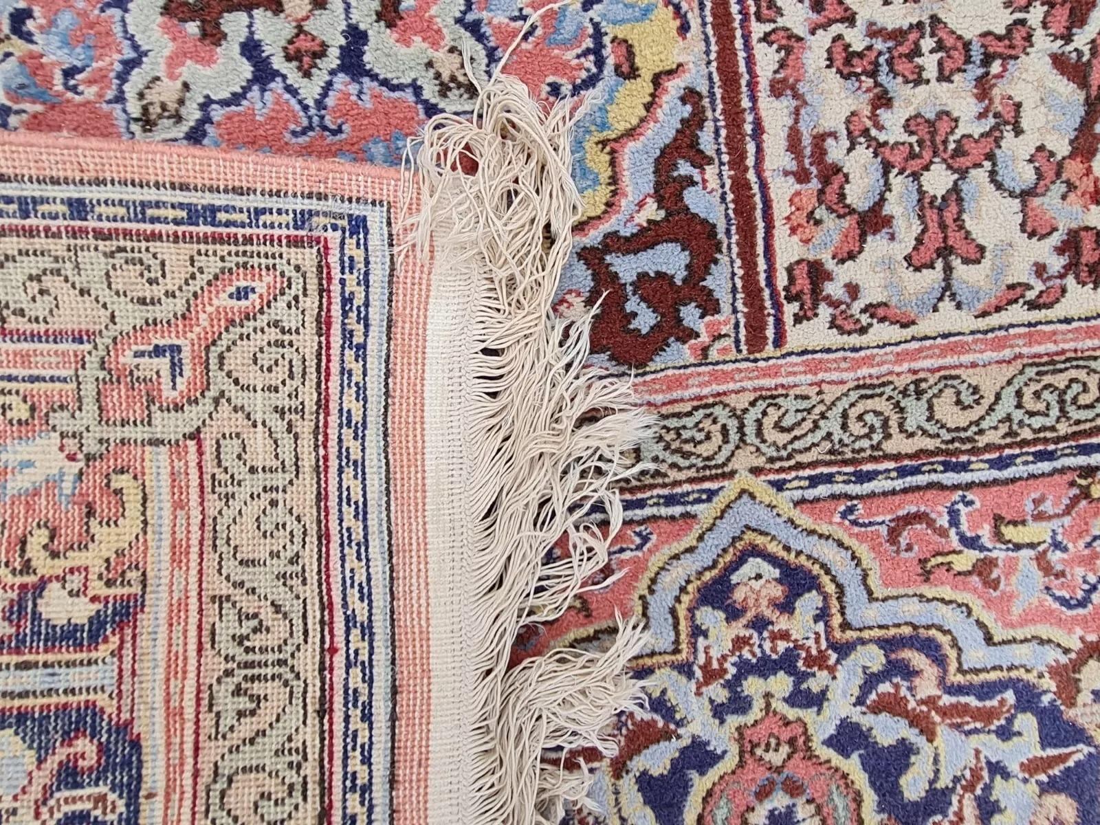 Handgefertigter Vintage Persischer Kerman Teppich 6.8' x 10.9' (206 x 332 cm), 1950er Jahre - 2K07 (Handgeknüpft) im Angebot