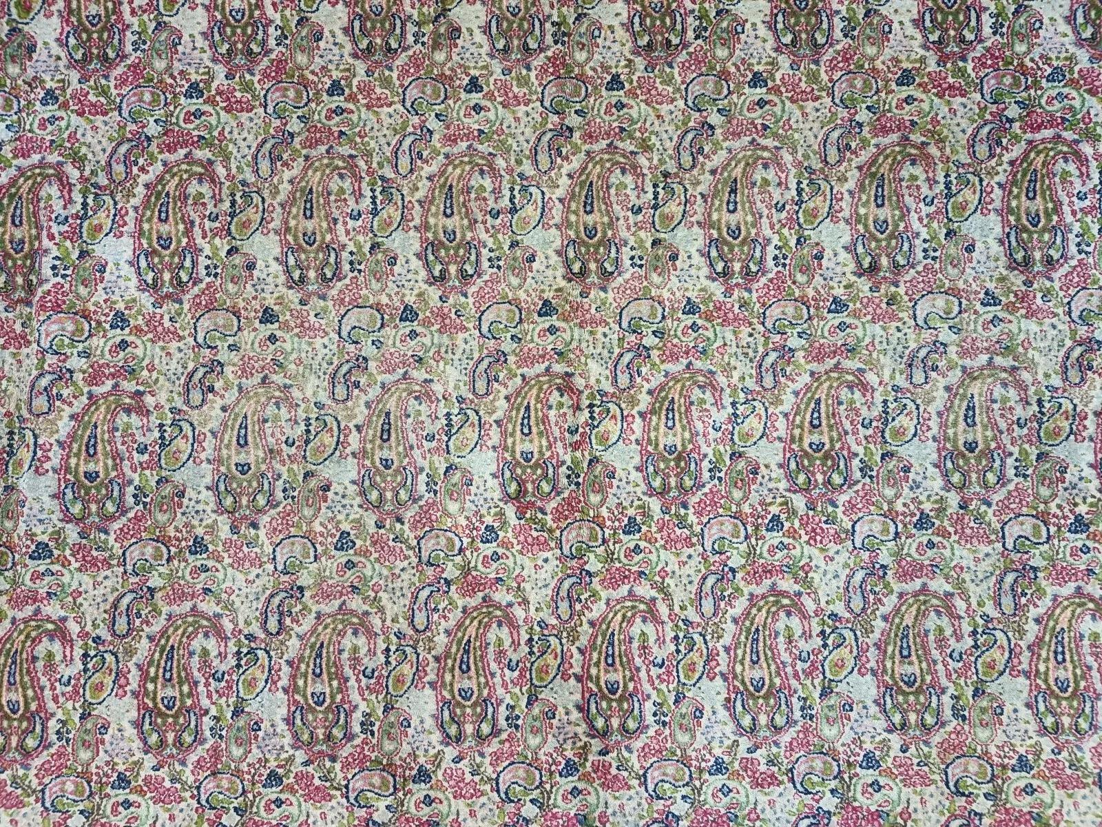 Handgefertigter persischer Kerman-Teppich im Vintage-Stil 9,8' x 13' 1930er Jahre - 1D175 (Mitte des 20. Jahrhunderts) im Angebot