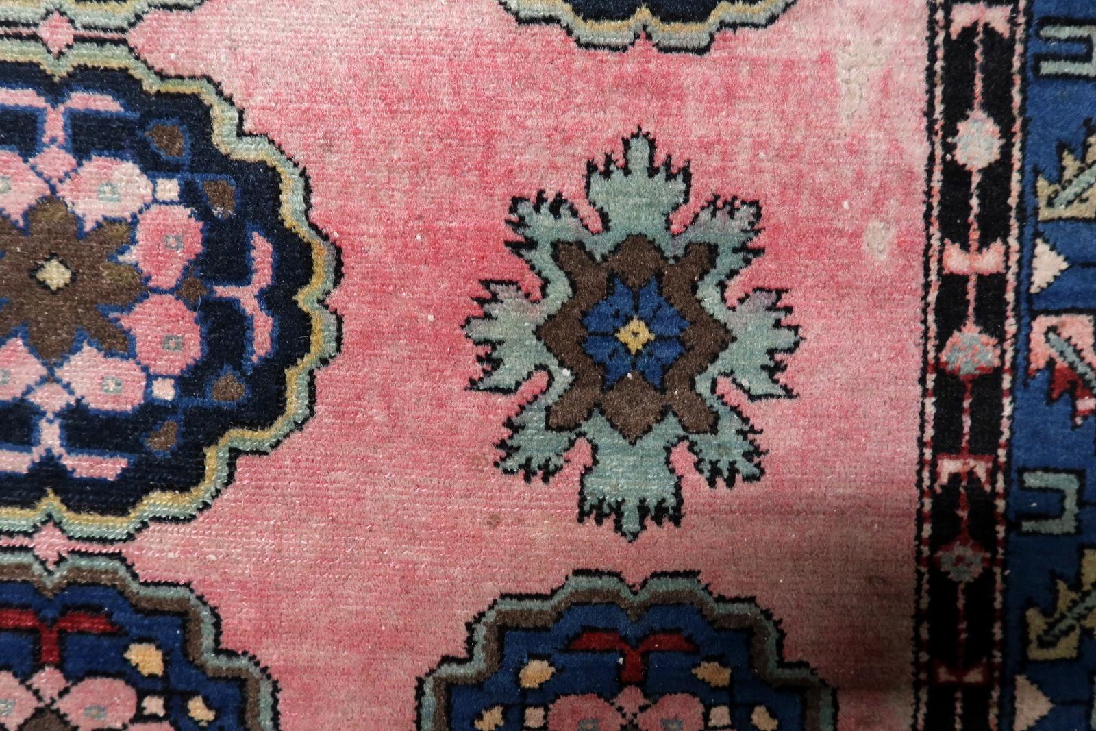 Handmade Vintage Persian Malayer Rug 3.8' x 6.2', 1950s - 1C1187 For Sale 2