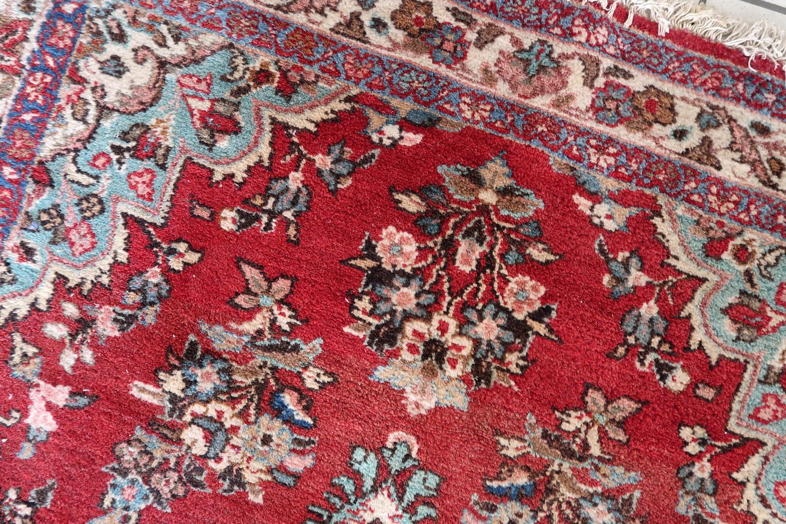 Alfombra Persa Malayer Vintage hecha a mano 4,2' x 6,4', años 50 - 1C1178 Tejido a mano en venta