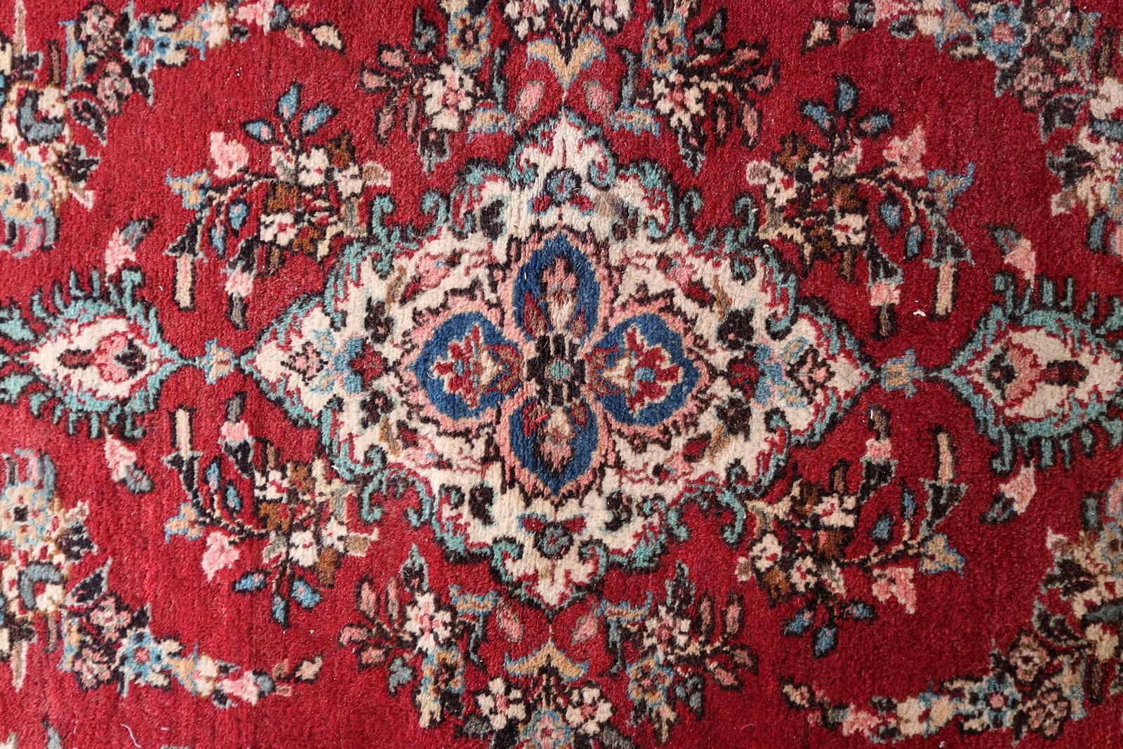 Alfombra Persa Malayer Vintage hecha a mano 4,2' x 6,4', años 50 - 1C1178 en venta 1