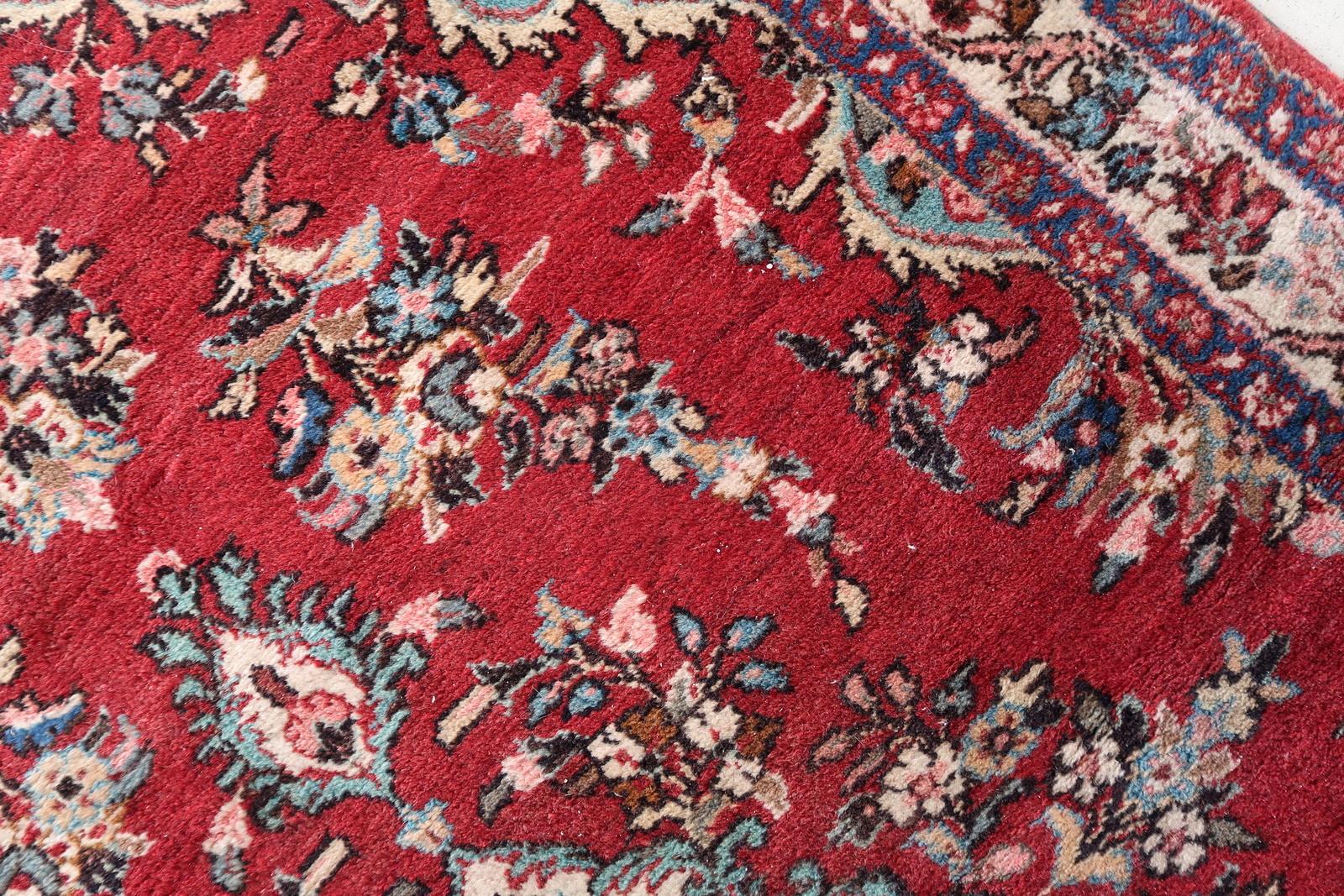 Alfombra Persa Malayer Vintage hecha a mano 4,2' x 6,4', años 50 - 1C1178 en venta 2