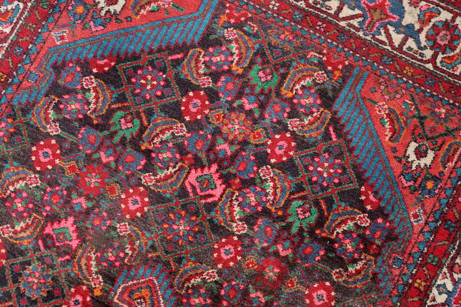 Handgefertigte Vintage Persisch Malayer Teppich 4,2' x 7,1' 1960er Jahre - 1С1171 (Wolle) im Angebot