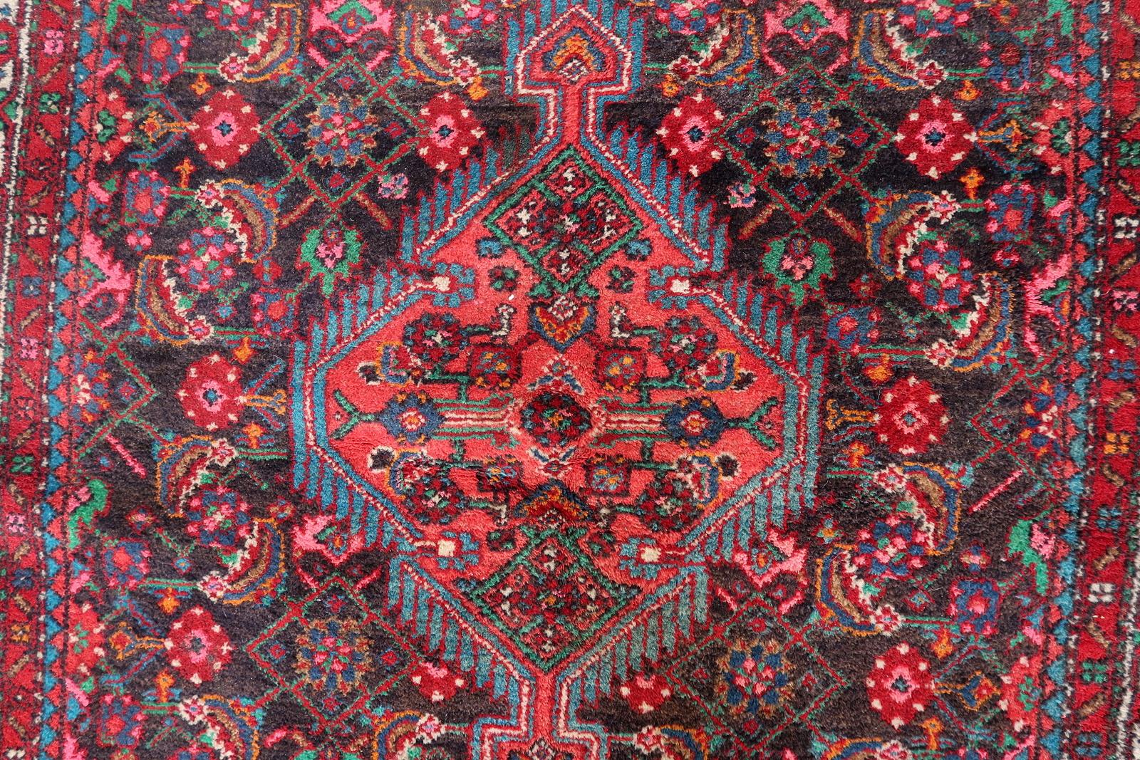 Handgefertigte Vintage Persisch Malayer Teppich 4,2' x 7,1' 1960er Jahre - 1С1171 im Angebot 3
