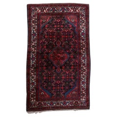 Handgefertigte Vintage Persisch Malayer Teppich 4,2' x 7,1' 1960er Jahre - 1С1171