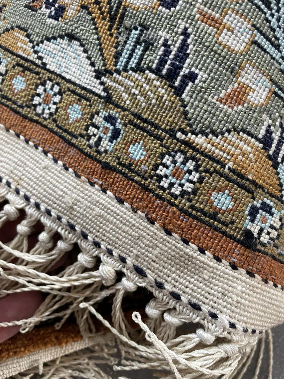 Tapis de soie Qum persan vintage fait main 2.4' x 4', 1970 - 1N97 en vente 2