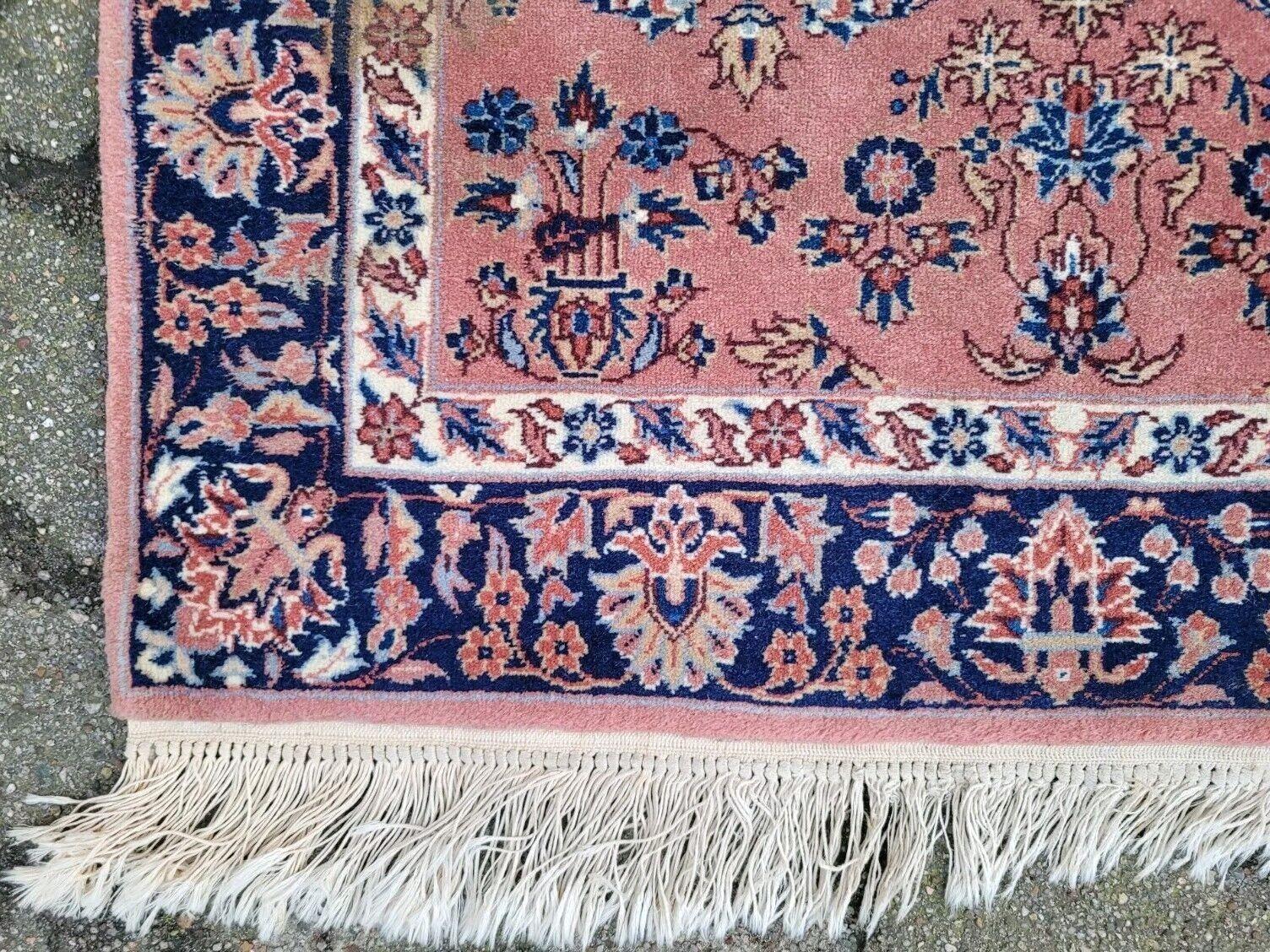 Handmade Vintage Persian Sparta Rug 2.3' x 4.6' 1970s - 2K52 In Good Condition For Sale In Bordeaux, FR