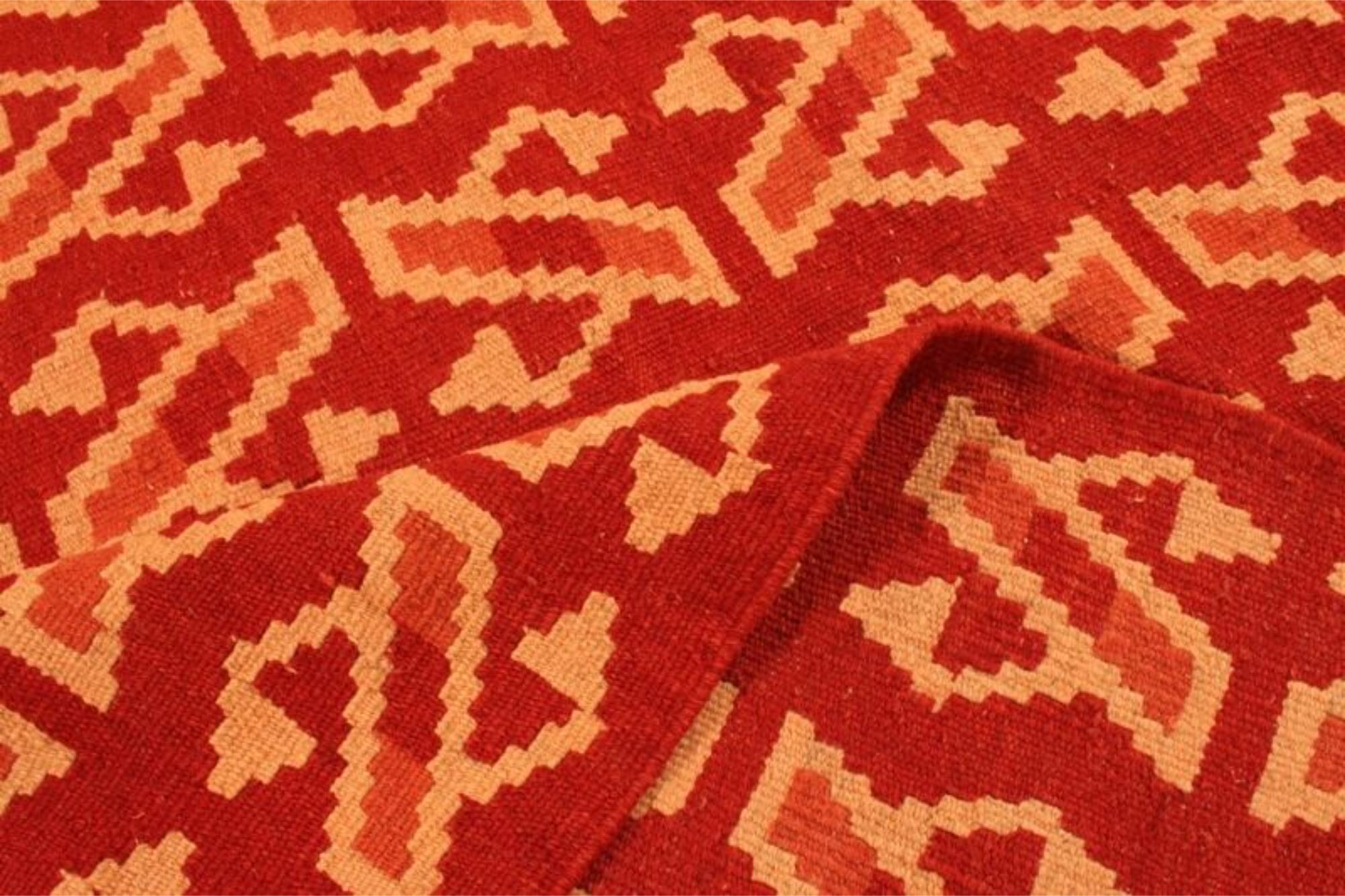 Handgefertigte Vintage persischen Stil Ardabil Kilim Teppich 5,2 'x 6,8', 1970er Jahre - 1T36 im Angebot 2
