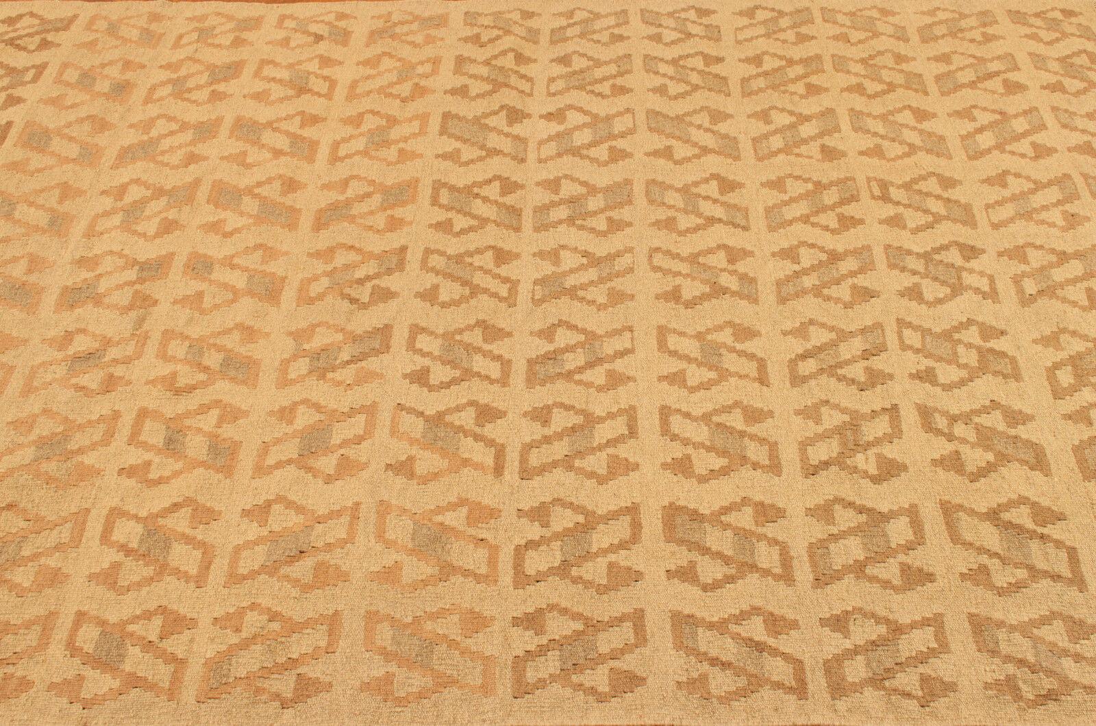 Handgefertigte Vintage persischen Stil Ardabil Kilim Teppich 5,3 'x 7,2', 1980er Jahre - 1T47 (Wolle) im Angebot