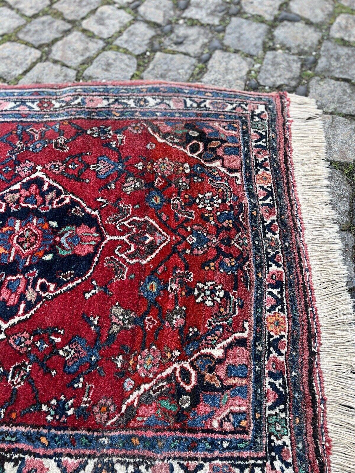 Handmade Vintage Persian Style Bidjar Rug 2.2' x 3.7', 1970s - 1S61 For Sale 5