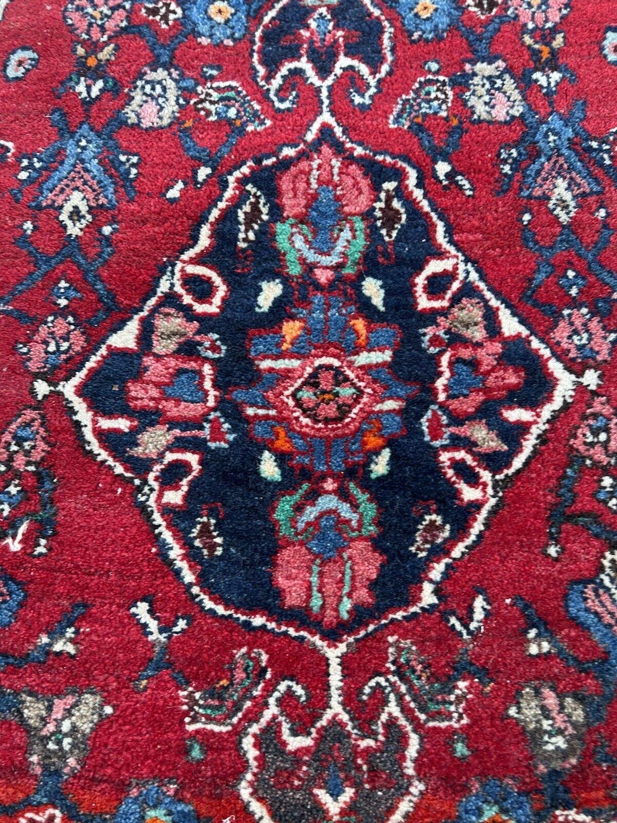 Handgefertigter Bidjar-Teppich im persischen Stil 2,2' x 3,7', 1970er Jahre - 1S61 im Zustand „Gut“ im Angebot in Bordeaux, FR