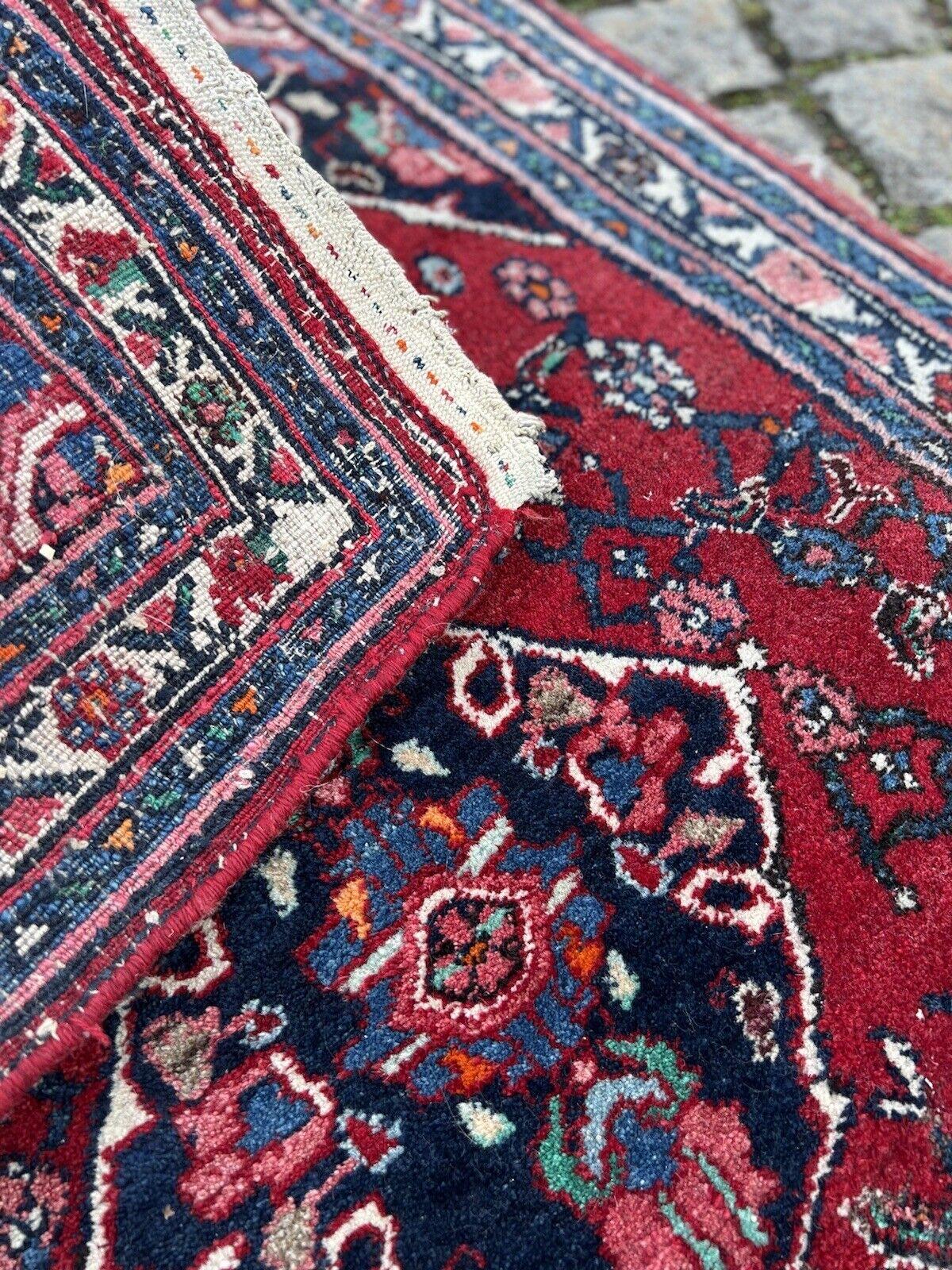 Handgefertigter Bidjar-Teppich im persischen Stil 2,2' x 3,7', 1970er Jahre - 1S61 im Angebot 1