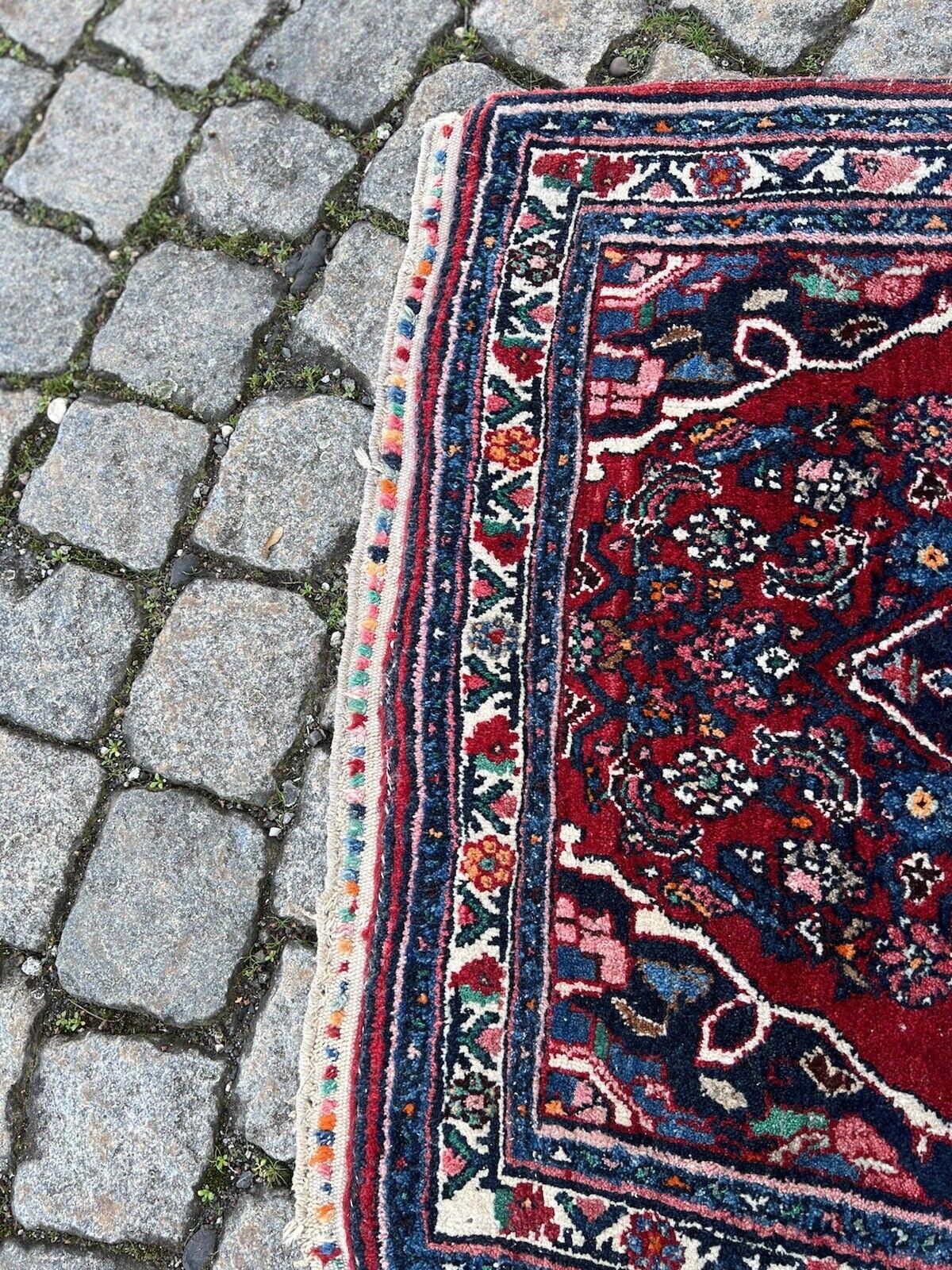 Handgefertigter Bidjar-Teppich im persischen Stil 2,2' x 3,7', 1970er Jahre - 1S61 im Angebot 2