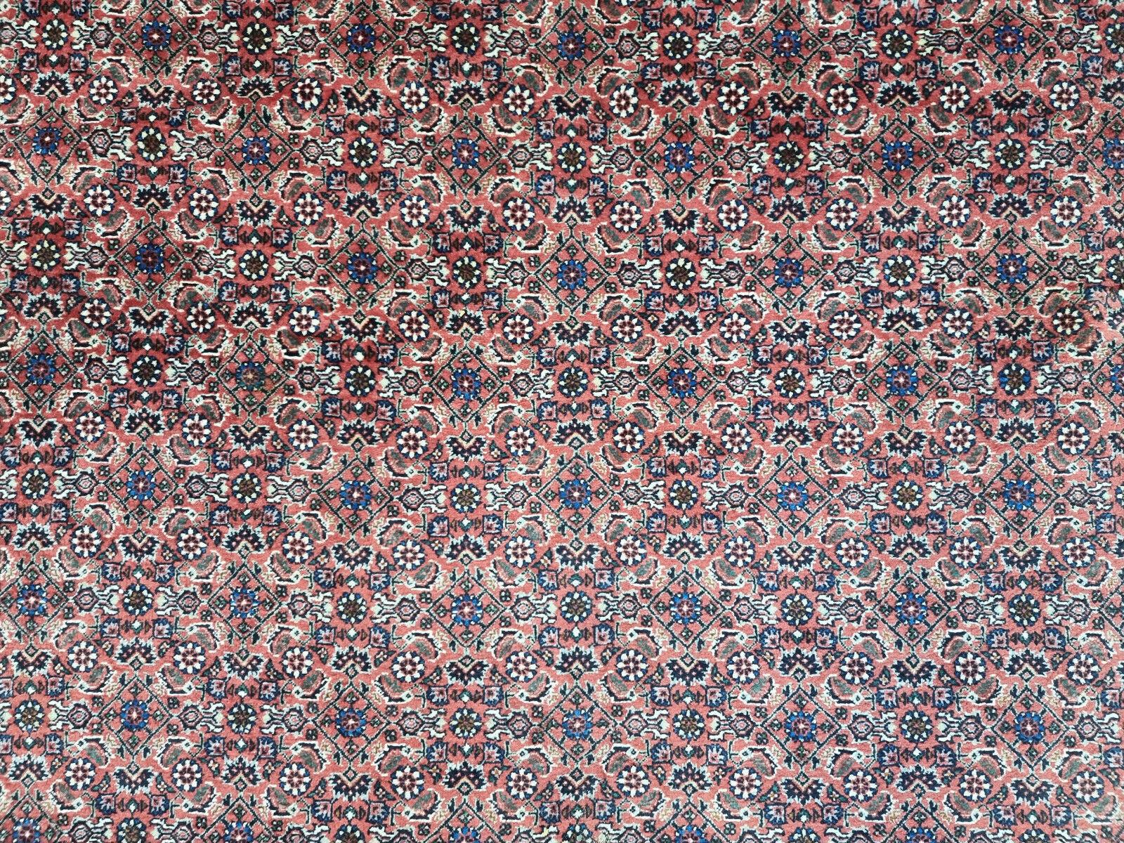Lana Tappeto Bidjar in stile persiano vintage fatto a mano 5,7' x 7,8', anni '70 - 1D95 in vendita
