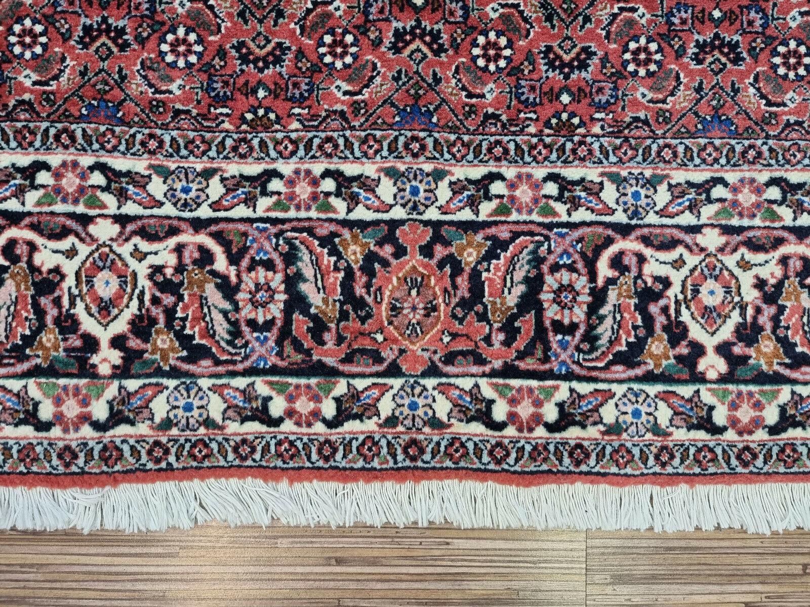 Handmade Vintage Persian Style Bidjar Rug 5.7' x 7.8', 1970s - 1D95 For Sale 2