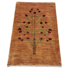Handgefertigter Gabbeh-Teppich im persischen Vintage-Stil 1,9' x 2,9', 1980er Jahre - 1D116