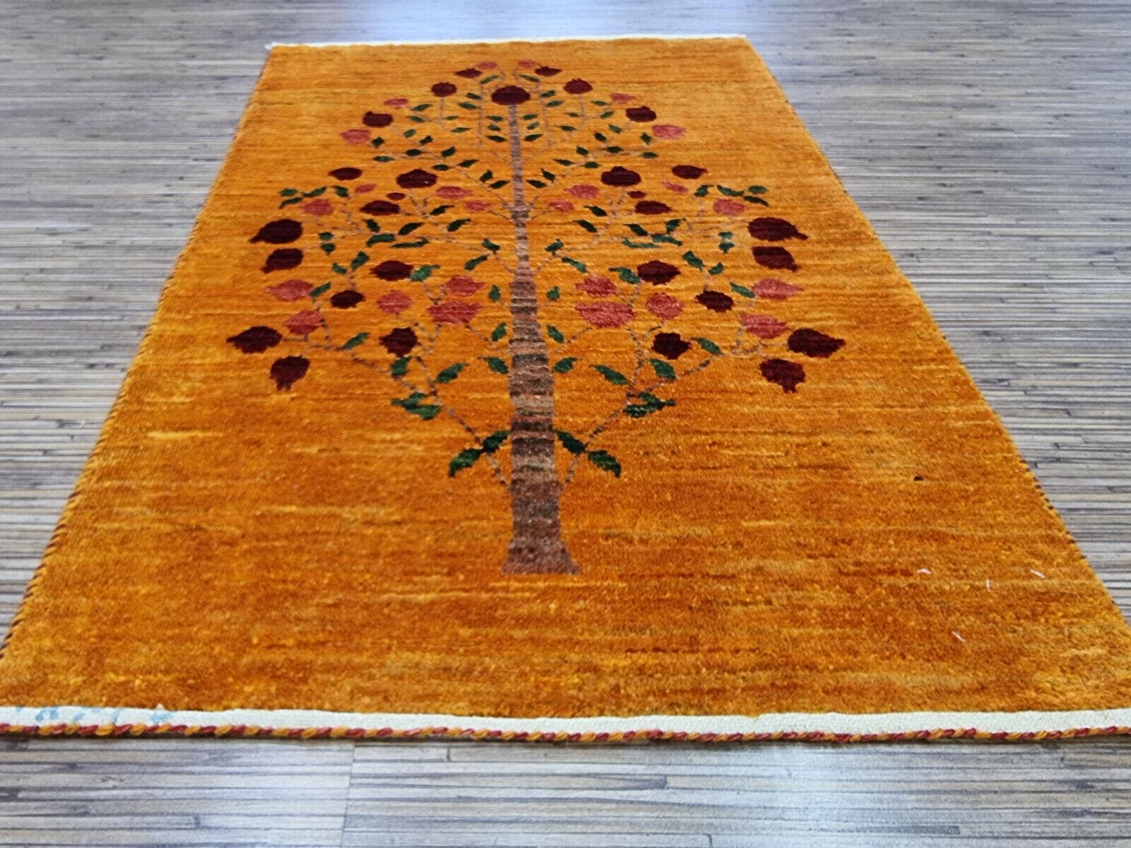Wool Handmade Vintage Persian Style Gabbeh Rug 2' x 3', 1980s - 1D119 For Sale