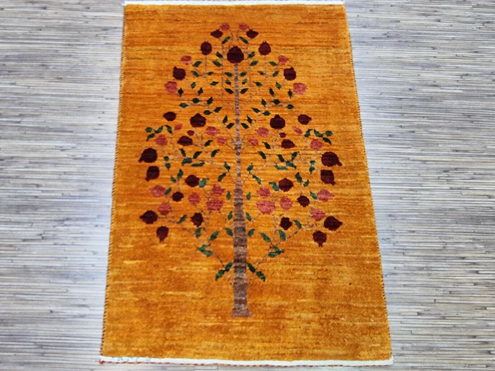 Handmade Vintage Persian Style Gabbeh Rug 2' x 3', 1980s - 1D119 For Sale 2