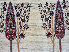 Handmade Vintage Persian Style Gabbeh Rug 2.3' x 3.8', 1980s - 1D118