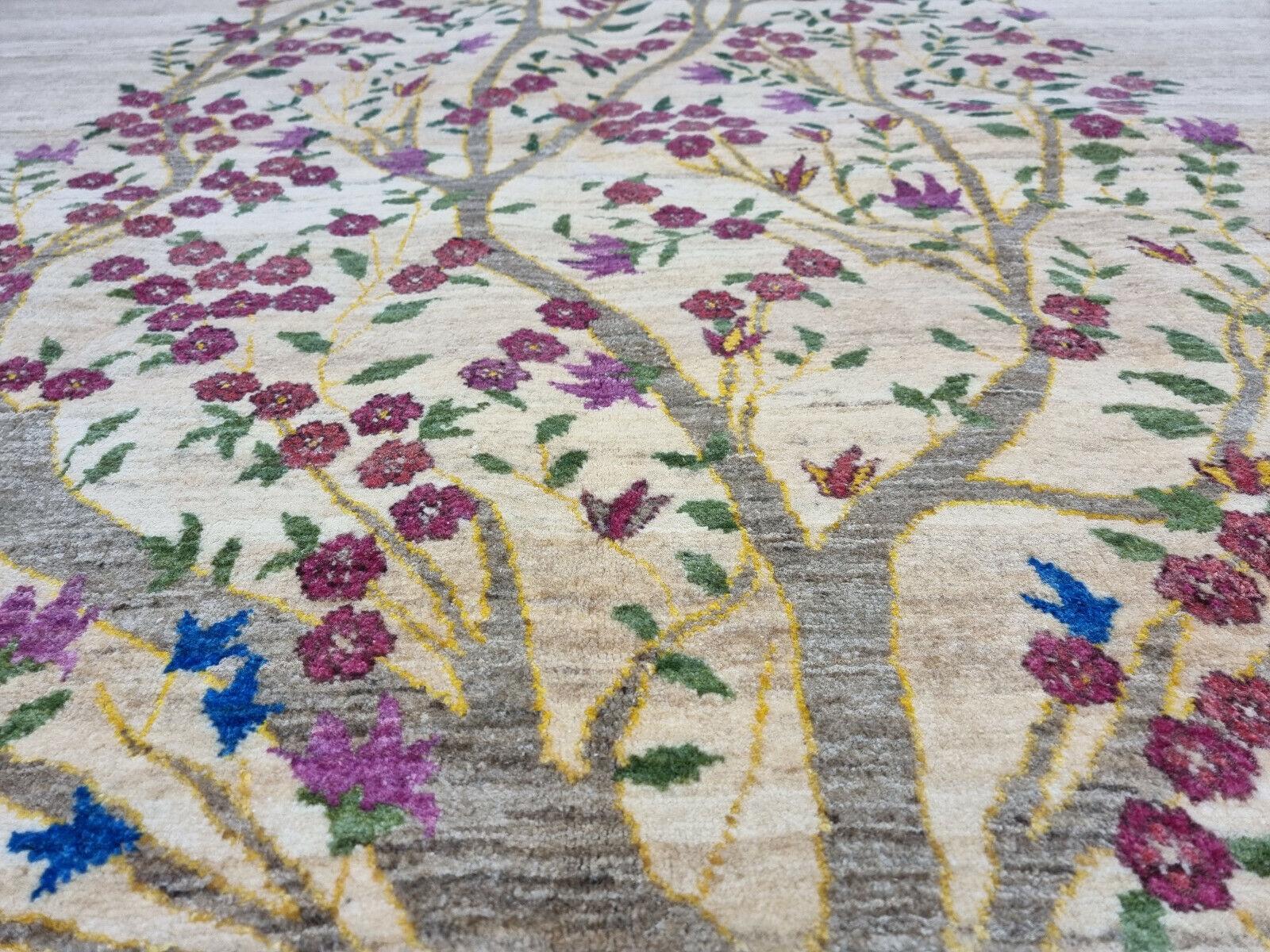 Tappeto Gabbeh in stile persiano vintage fatto a mano 4,5' x 5,9', anni '80 - 1D108 in vendita 3