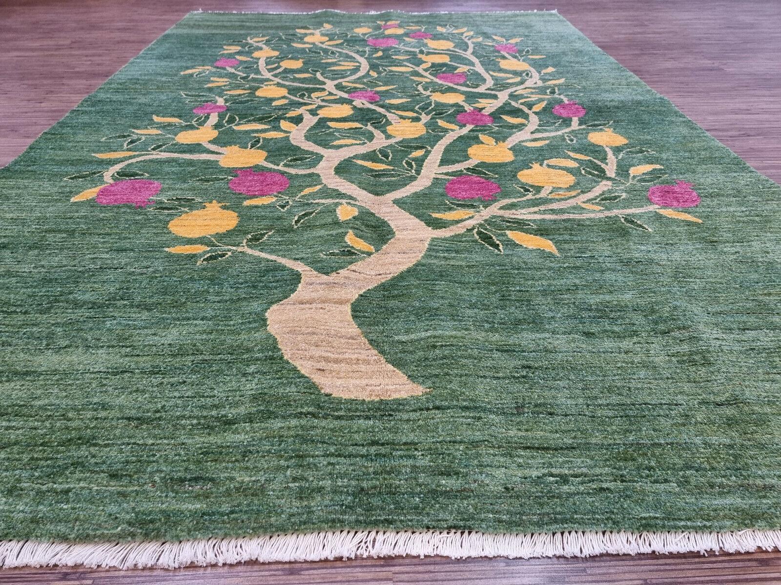 Handmade Vintage Persian Style Gabbeh Rug 4.7' x 7', 1980s - 1D111 In Good Condition For Sale In Bordeaux, FR