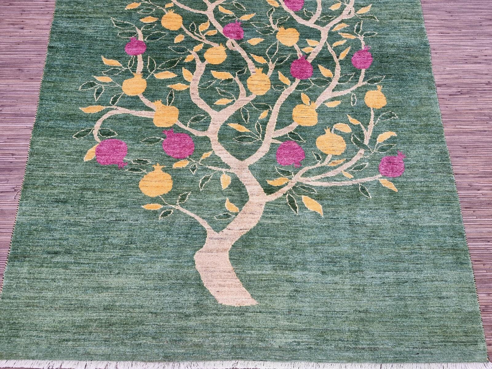 Tappeto Gabbeh in stile persiano vintage fatto a mano 4,7' x 7', anni '80 - 1D111 in vendita 2