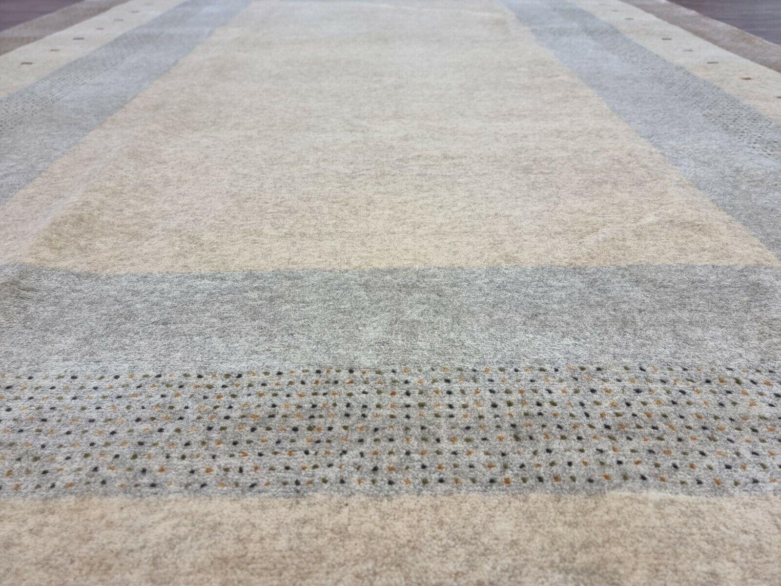 Tappeto Gabbeh vintage in stile persiano fatto a mano 5,6' x 8', anni '70 - 1D61 in vendita 4