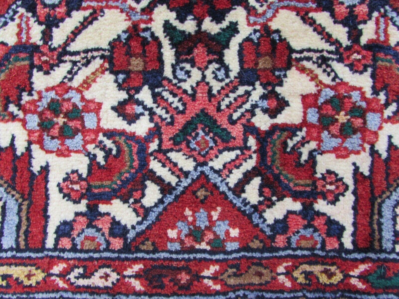 Handmade Vintage Persian Style Hamadan Long Runner Rug 2.8' x 18.8', 1970s, 1Q47 For Sale 5