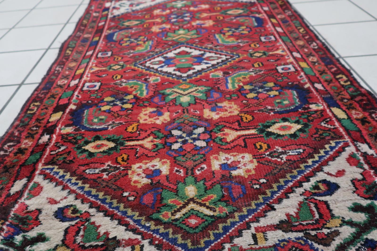 Handgefertigter Hamadan-Teppich im persischen Stil, 1970er Jahre – 1C1074 im Angebot 5
