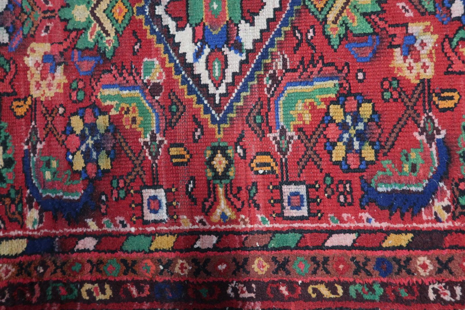 Handmade Vintage Persian Style Hamadan Rug, 1970s - 1C1074 For Sale 2
