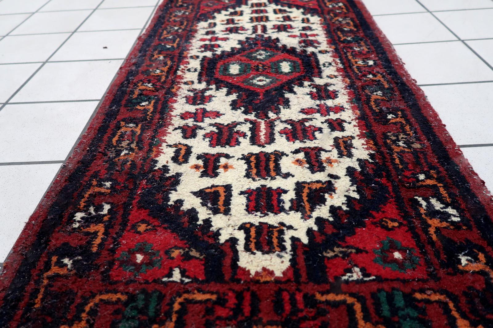 Handgefertigter Vintage- Hamadan-Teppich im persischen Stil 1970er Jahre - 1C1079 im Angebot 4