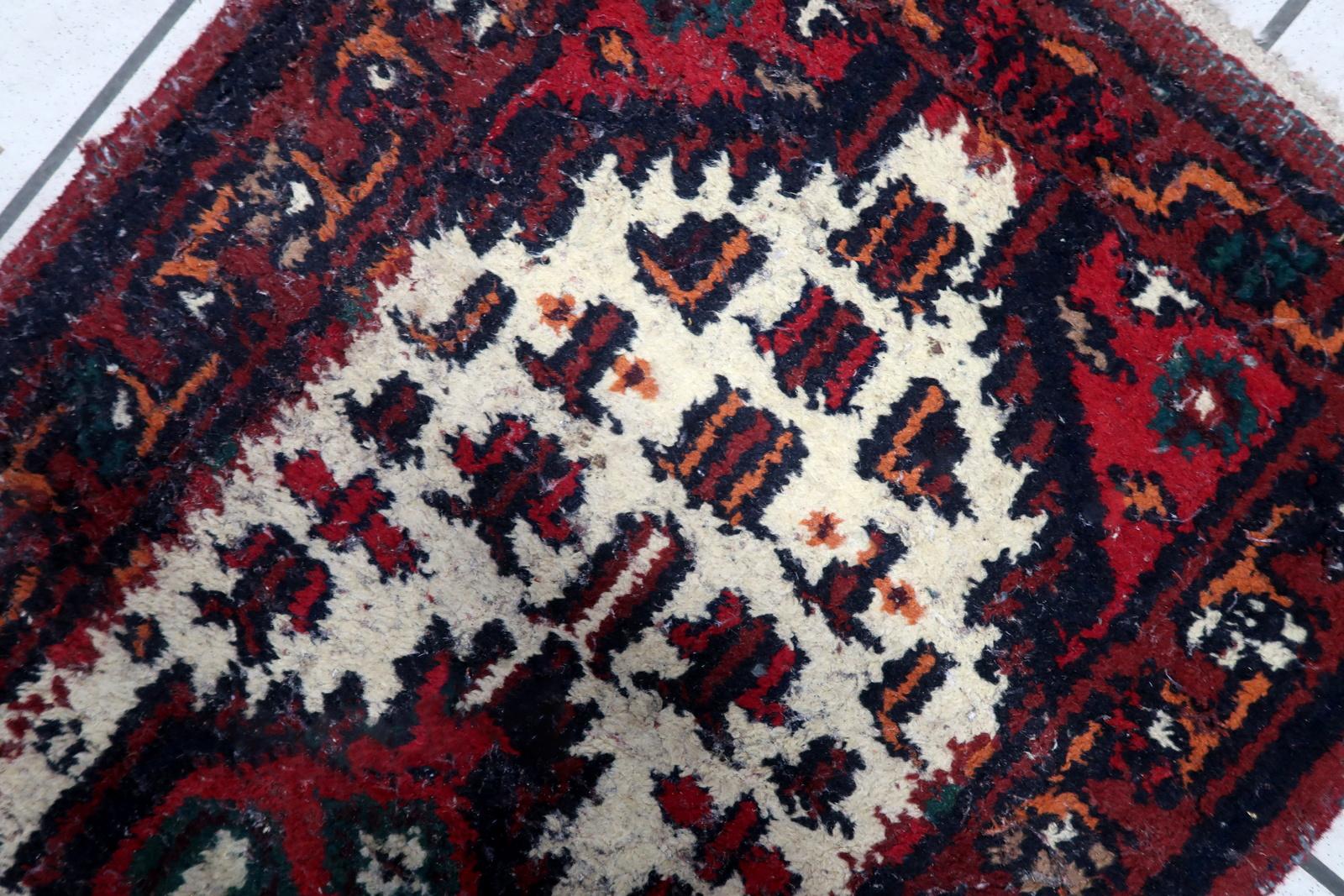 Handgefertigter Vintage- Hamadan-Teppich im persischen Stil 1970er Jahre - 1C1079 (Chinesisch) im Angebot