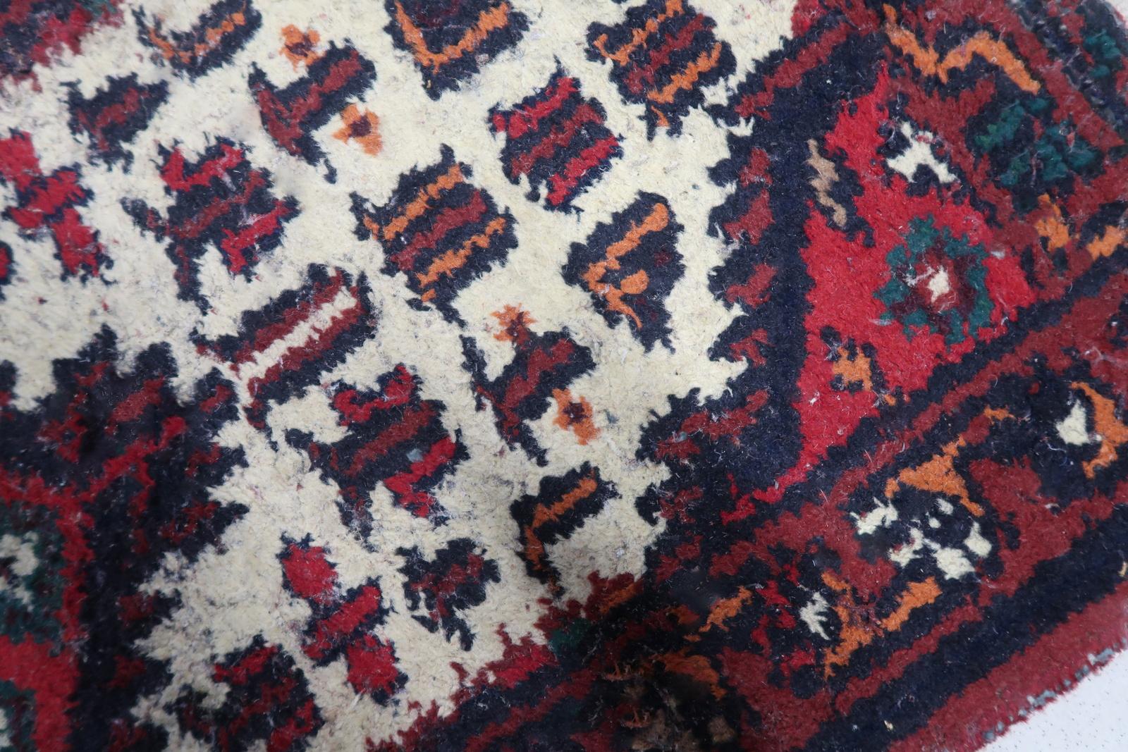 Handgefertigter Vintage- Hamadan-Teppich im persischen Stil 1970er Jahre - 1C1079 im Angebot 1